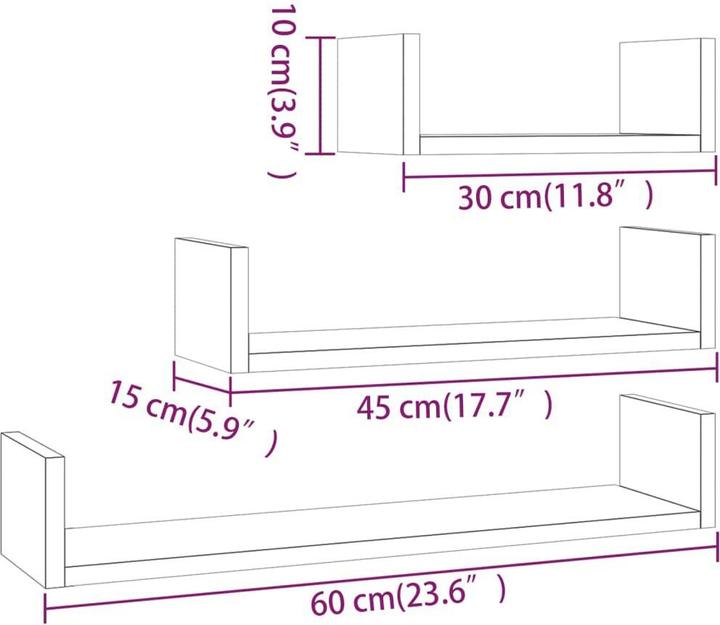 Produktbild VidaXL Venyamin (60 x 15 x 10 cm)
