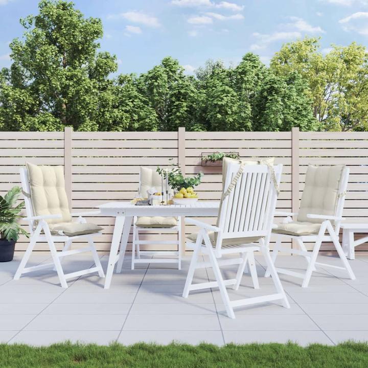Produktbild VidaXL Hochlehner-Auflagen 4 Stk. Oxford-Gewebe (120 x 50 x 7 cm)