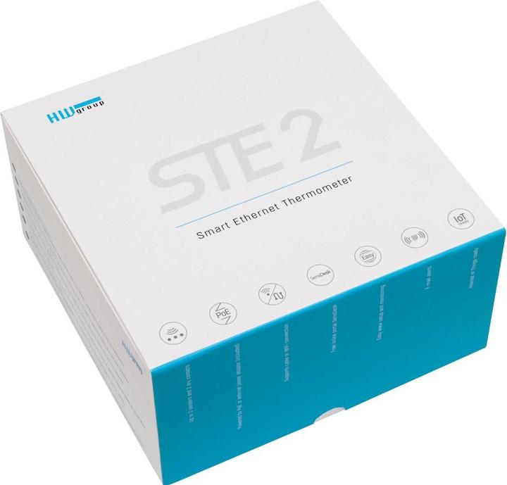 Produktbild HW Group HWgroup Temperatur-Sensor SNMP, WLAN, PoE HWg-STE2-R2-Kit
