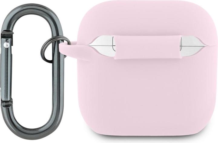 Actual product image Lacoste LCA4SLOI AirPods 4 cover pink Silicone Croc Logo