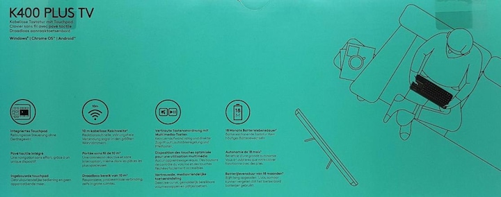 Image du produit Logitech K400 Plus (DE, Sans fil)