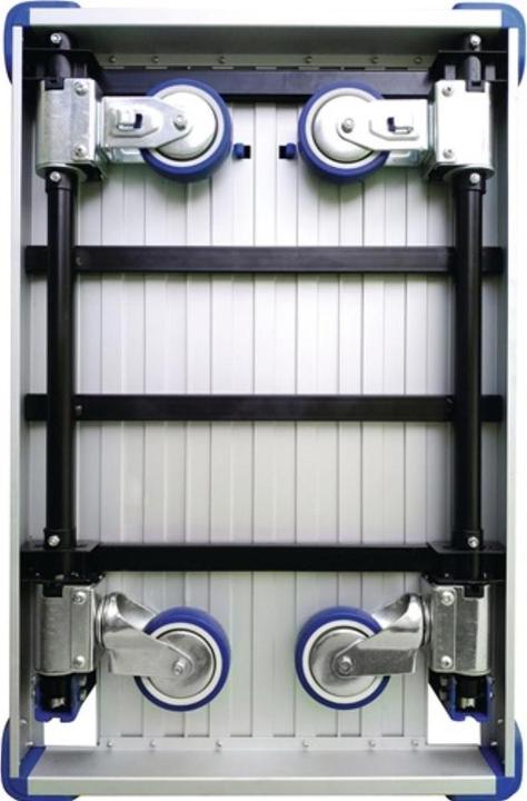 Productafbeelding HP Autozubehör Platformwagen Platforms L630xB400 mm Buisstaal Trgf. 150 kg Wielen en beugels inklapbaar (150 kg)