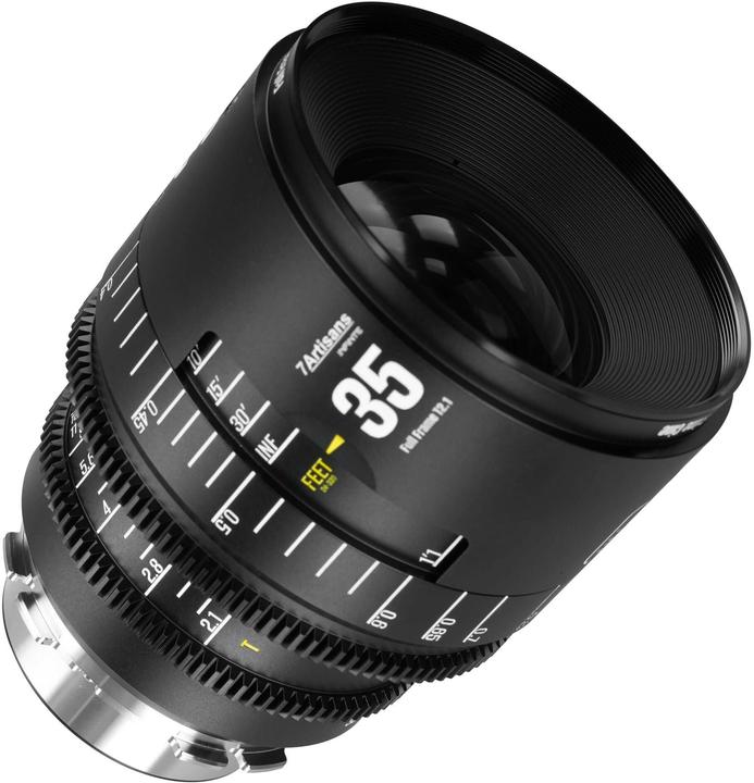 Image du produit 7artisans 35T21B-PL INF 35mm T2.1 INFINTE PL Mount (Black) (Arri PL, Plein format)