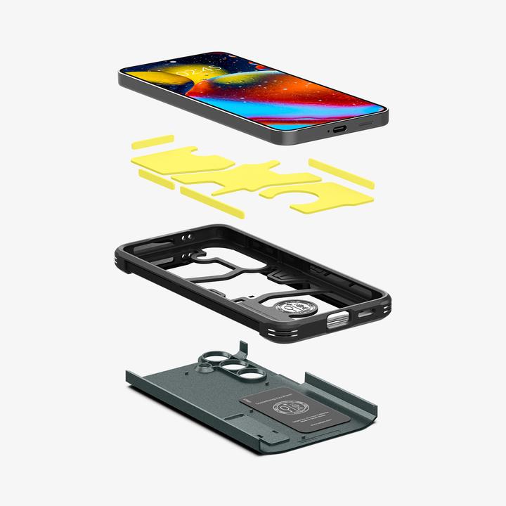 Immagine prodotto Spigen Tough Armor Sam S24 S921 zielony/abyss verde ACS07357 (Samsung Galaxy S24)