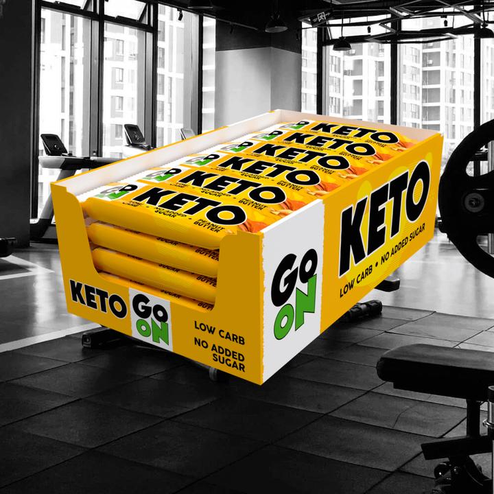 Actual product image Go On Nutrition Keto Bar (Peanut Butter, 24 pcs., 1200 g)