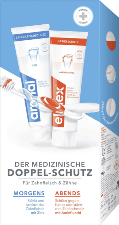 Produktbild Elmex aronal Set Zahncreme 2x 75 ml (150 ml)