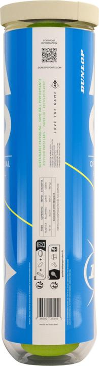 Actual product image Dunlop Australian Open Tennis Balls, 8 pcs, eco-friendly