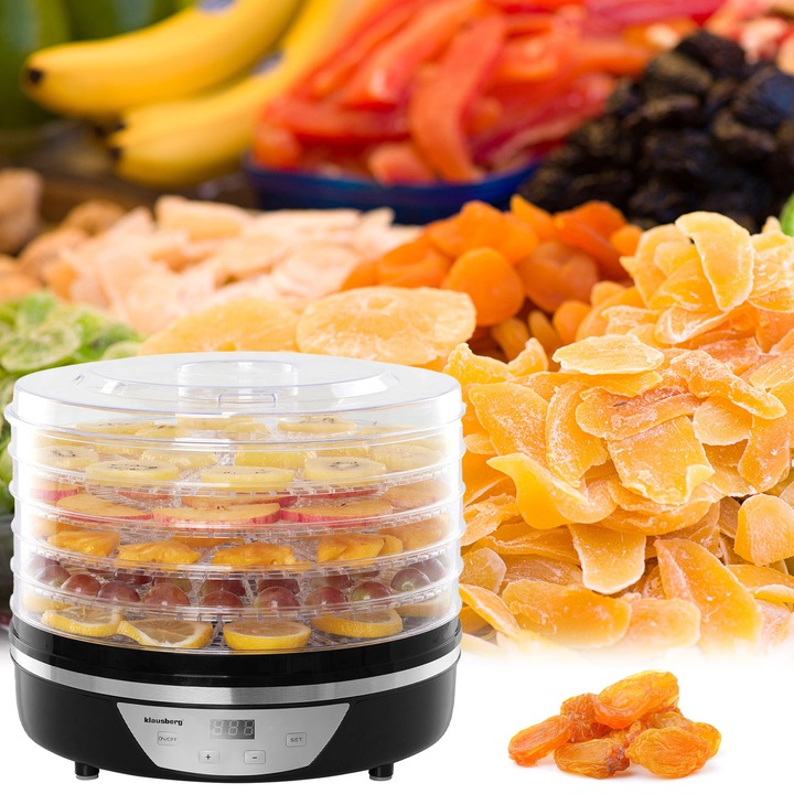 Immagine prodotto Klausberg ESSICCATORE PER ALIMENTI, FUNGHI E FRUTTA 350W KB-7568
