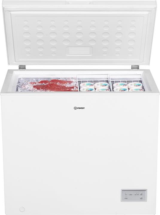 Actual product image Indesit INCF 1984 E Gefrierschrank Horizontal Freistehend (Stand-alone, 198 l)