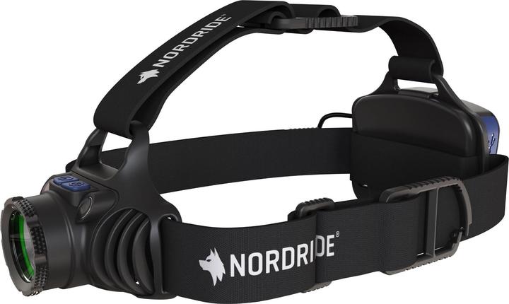 Produktbild Nordride Stirnlampe Active Pro R hybrid Schwarz, 500 lm, IP65 (500 lm)