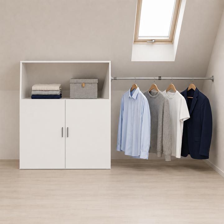 Produktbild VCM Holz Dachschrägen Kleiderschrank Dacho M (90 x 50 x 100 cm)