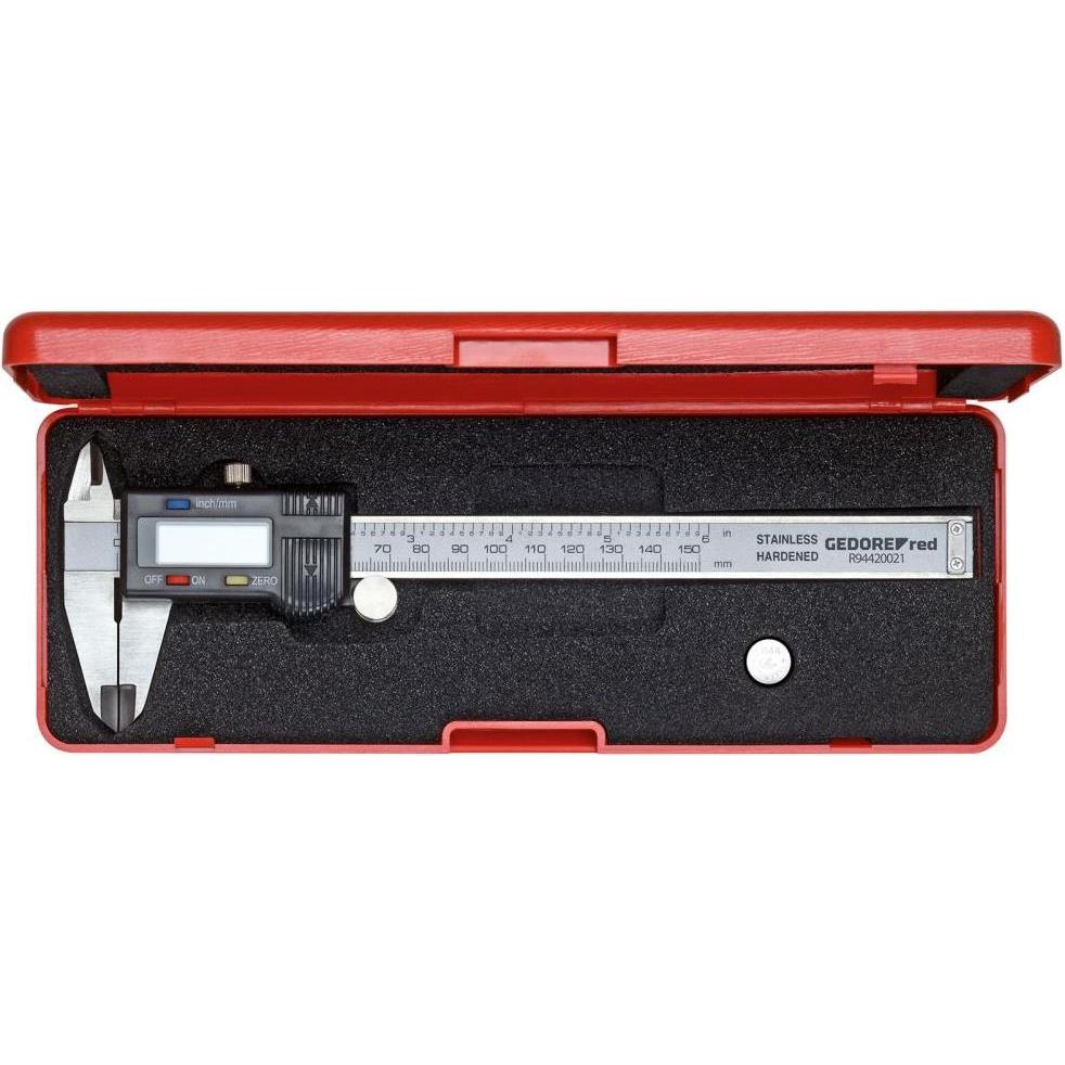 Gedore Red, Messlehre, red R94420021 Messschieber digital 153 mm mm/inch (25 cm)