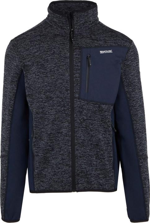 Actual product image Regatta Mens Baslinn Marl Full Zip Fleece Jacket (S)