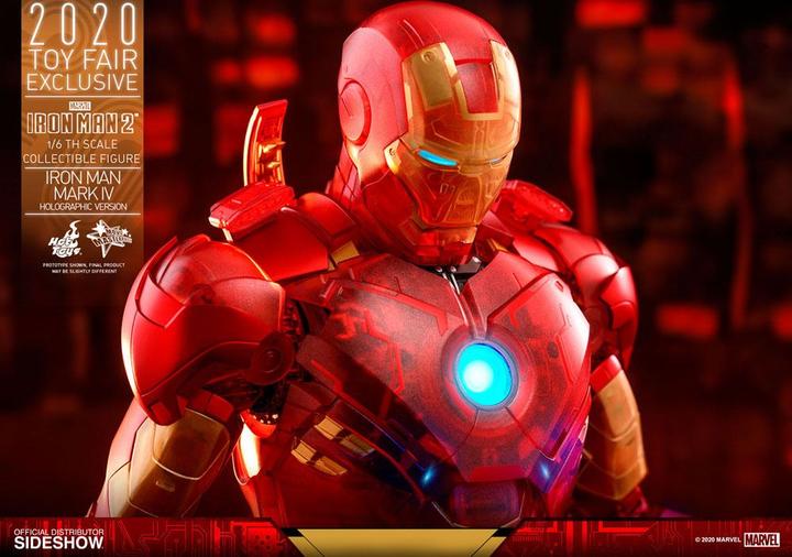 Actual product image Hot Toys Marvel Iron Man Mark IV 1:6 Movie Masterpiece Action Figure