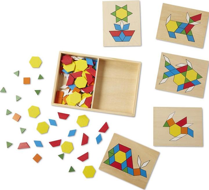Produktbild Melissa & Doug Pattern Blocks and Boards