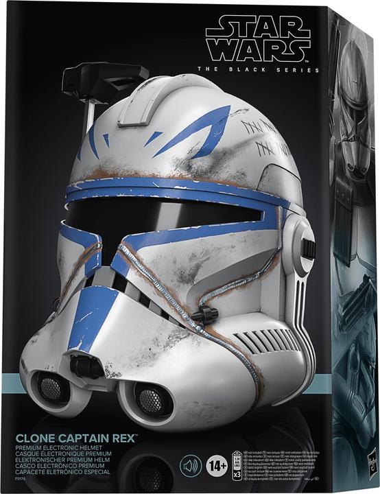 Produktbild Hasbro Star Wars The Black Series elektronischer Klon Captain Rex Premium Helm, Rollenspielartikel zu Star