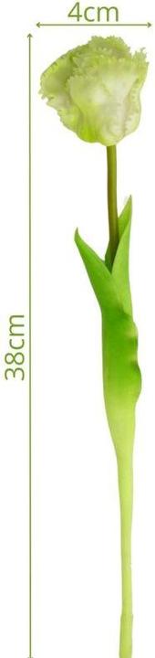 Produktbild Saska Garden Tulipan Biały 38cm Jak żywy Dekoracja Wiosenna (38 cm)