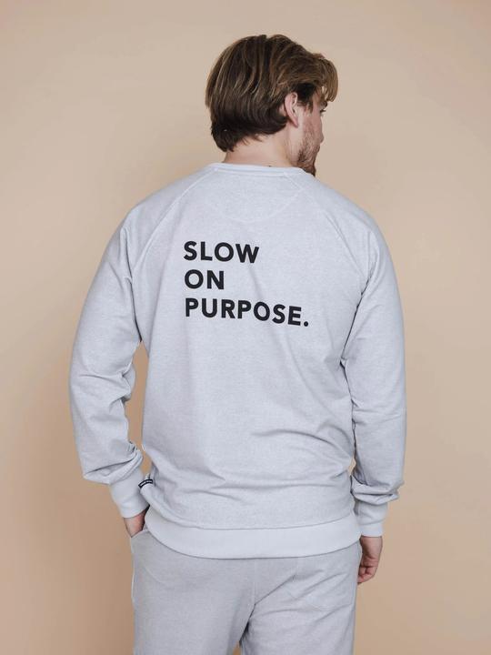 Produktbild Snurk Pullover Herren Slow On Purpose Grau (S)