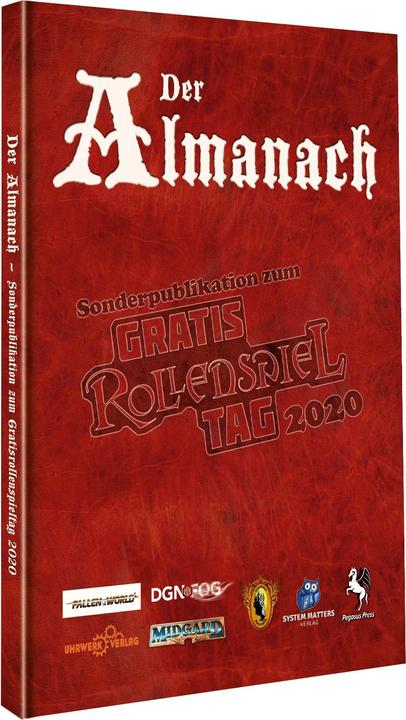 Produktbild Pegasus GRST005 - Der Almanach: Gratisrollenspieltag 2020, 228 Seiten (DE-Ausgabe) (Deutsch)