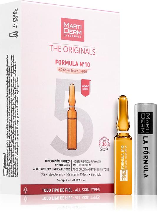 Produktbild Martiderm Formula N10 HD Color Touch SPF30 (30 ml)