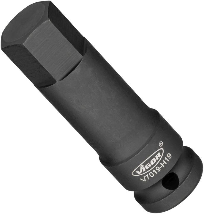 Actual product image Vigor 1/2" HEXAGON SOCKET IMPACTOR DR.ONE.H19 (19 mm)