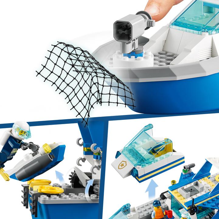 Actual product image LEGO Police boat (60277, LEGO City)