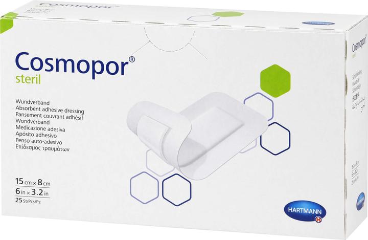Actual product image Hartmann Cosmopor Sterile 15x8cm (25x)