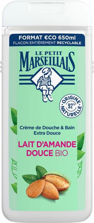 Produktbild Le Petit Marseillais Extra Gentle Bath & Shower Cream Organic Sweet Almond Milk 650ml (650 ml)