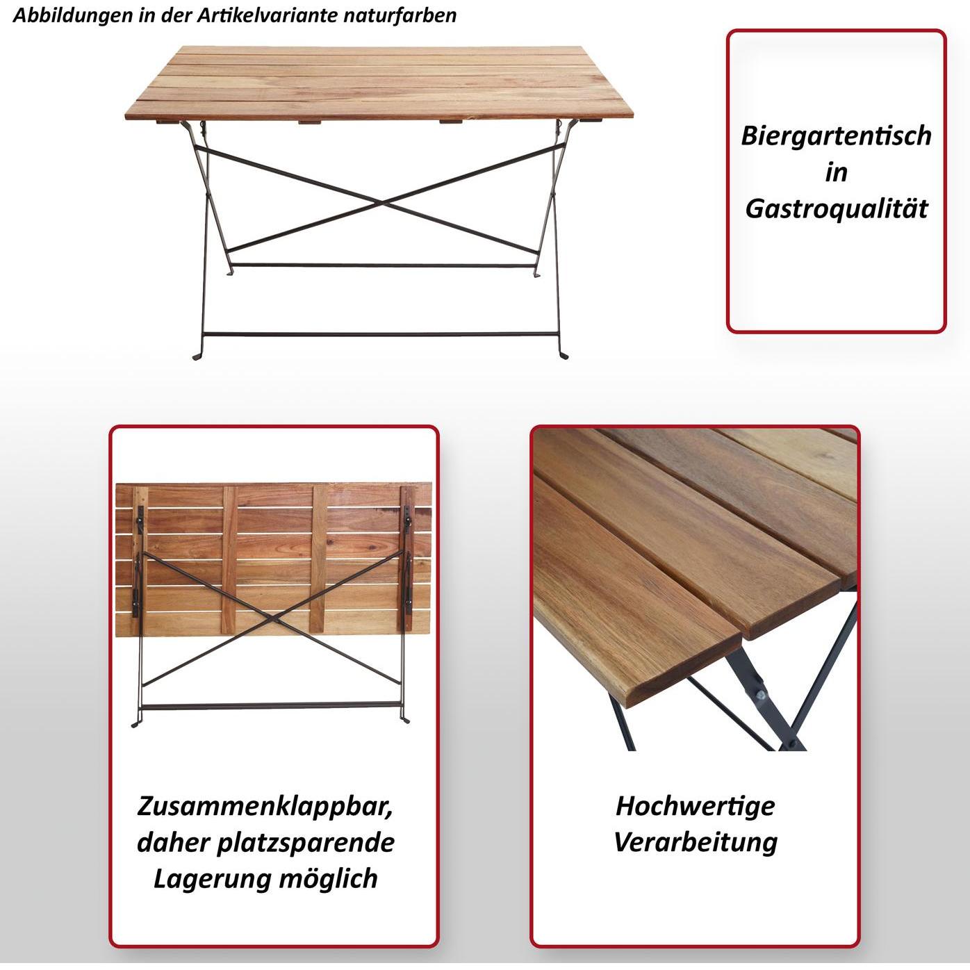Thumbnail - MCW, Gartentisch + Balkontisch, J40-T (120 cm)