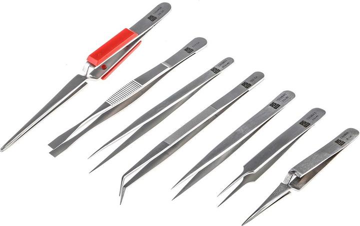Produktbild RS PRO Kit of 7 tweezers