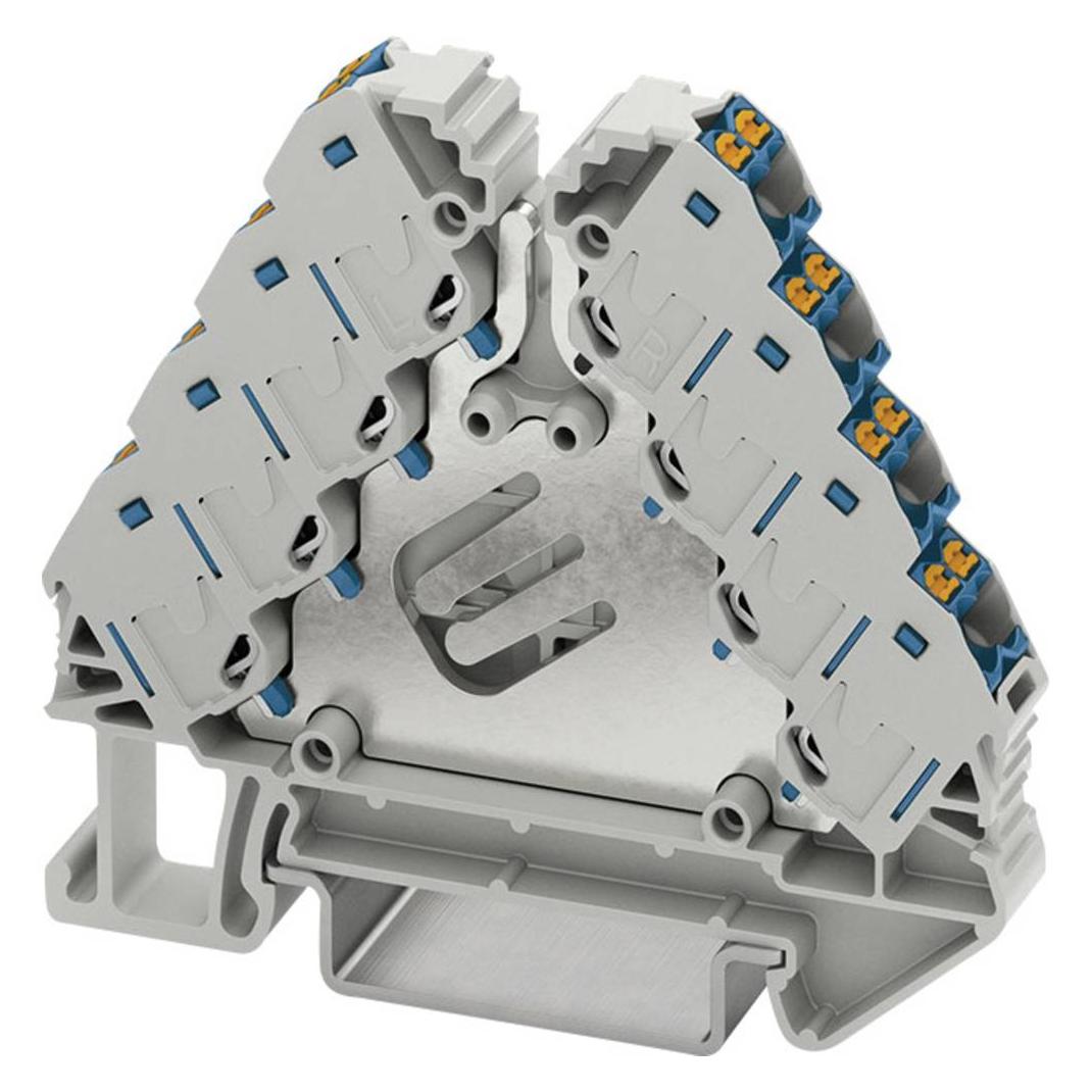 Phoenix Contact Potenzialverteiler, Elektronikkabel + Stecker, Blau, Grau