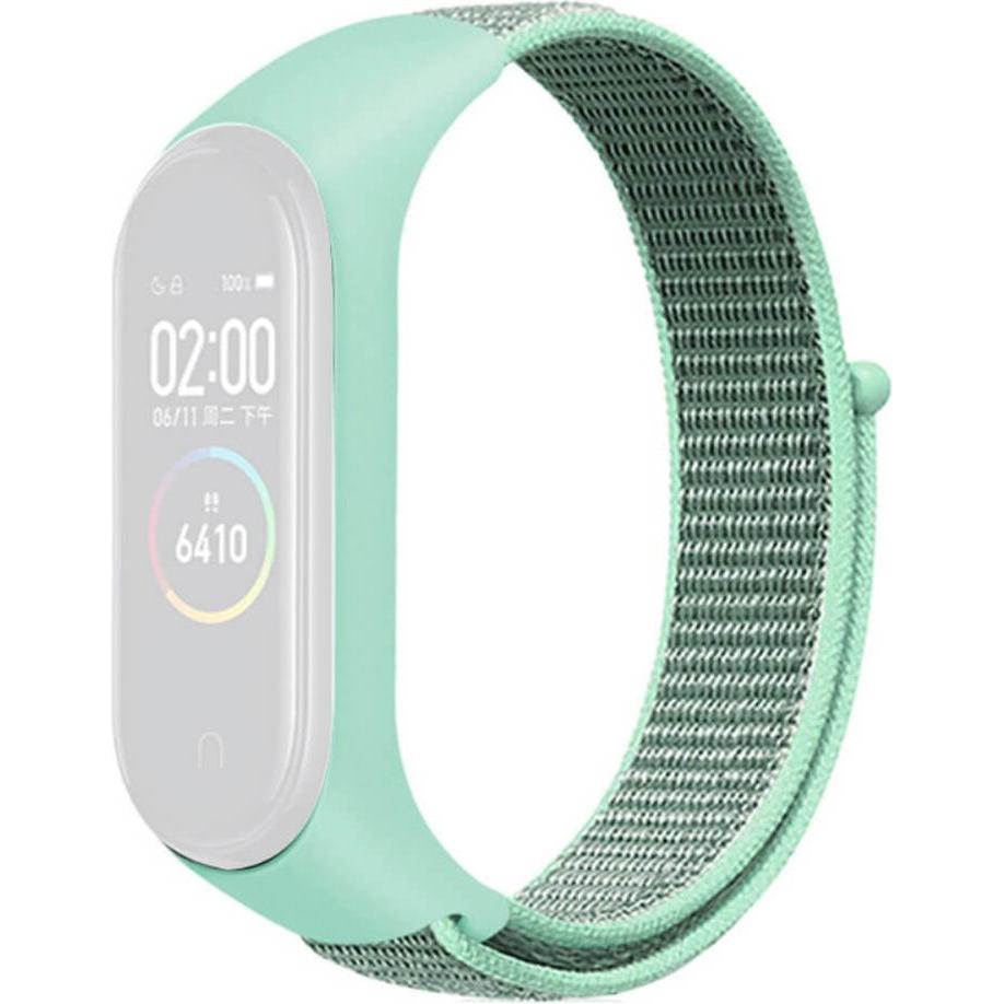 Thumbnail - Cover-Discount Xiaomi Mi Band - Nylon Armband Klettverschluss türkis (Nylon, Mi Band 6, Mi Band 5, Mi Band 3, Mi Band 4)...