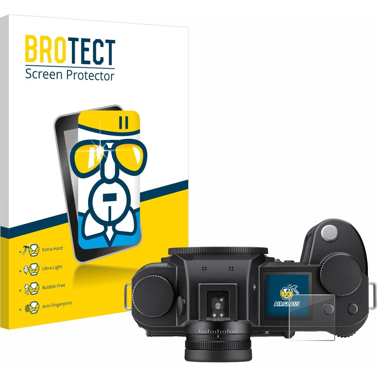 BROTECT Schutzglas Schutzfolie Displayschutz Display Schutz Glas Folie klar (Displayschutz), Kameraschutz