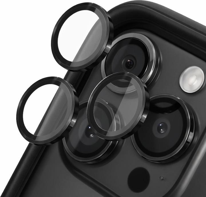 Produktbild RhinoShield Stossfeste Kamerafolie iPhone 15 Pro / Pro Max (1 Stk., Apple iPhone 15 Pro)