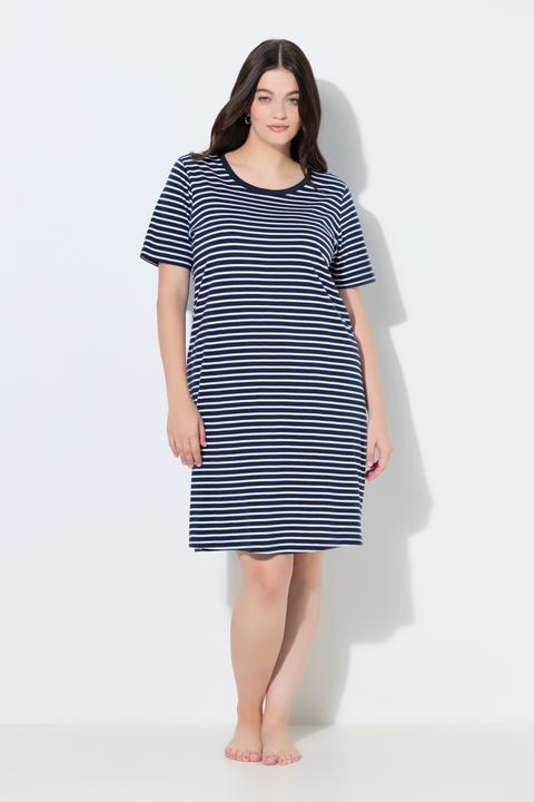 Produktbild Ulla Popken Bigshirt, Ringel, Rundhals, Halbarm (60)