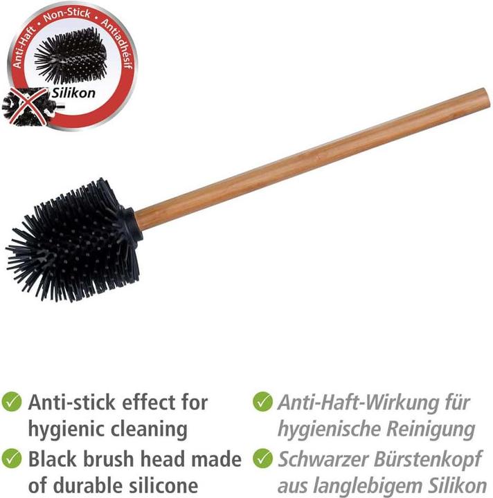 Actual product image Wenko Bambusstiel Silikonkopf