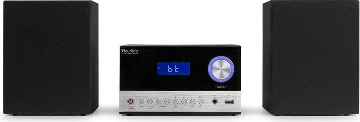 Audizio Toulon Micro-HiFi System (Bluetooth, CD Player, 1x 50 W)
