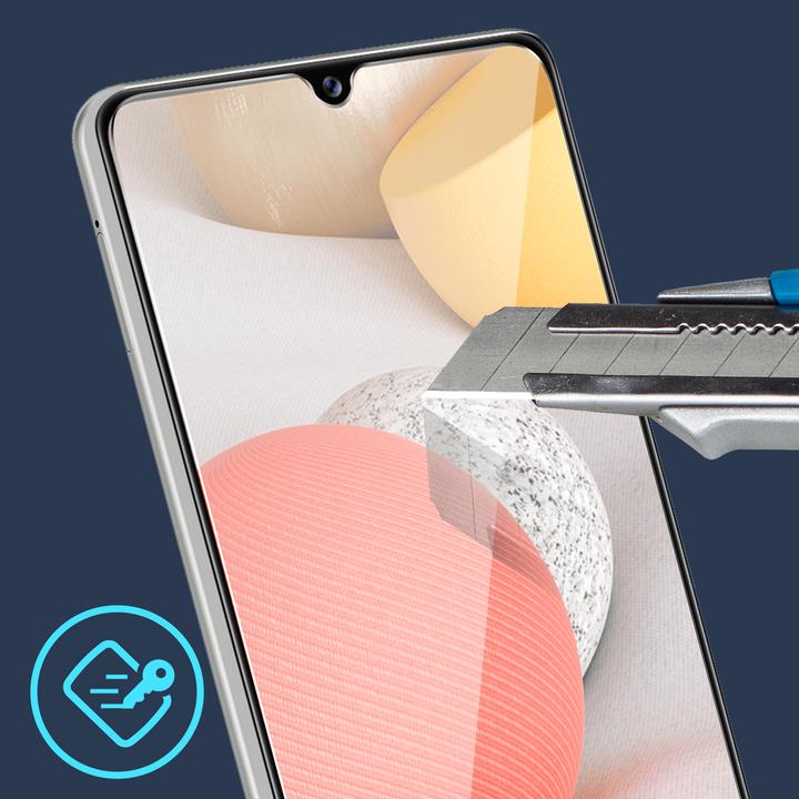 Actual product image Avizar Crystal clear film, glass screen protector (1 Piece, Samsung Galaxy A42 5G)