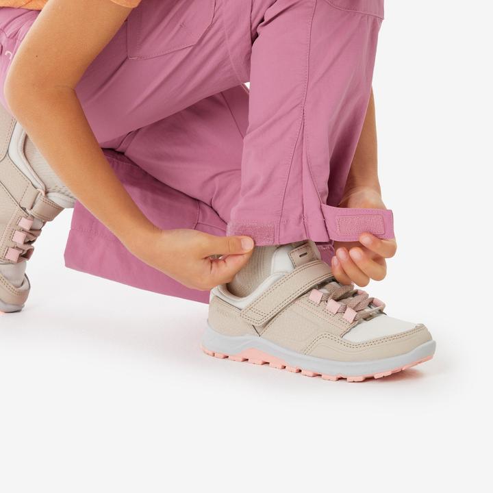 Immagine prodotto Quechua Zip-Off-Hose MH500 Kinder Gr. 92–116 Bergwandern rosa (98)