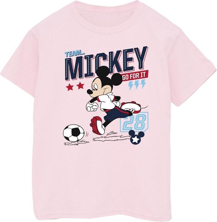 Immagine prodotto Disney Mickey Mouse Team Mickey Football Maglietta Ragazze (152, 158)