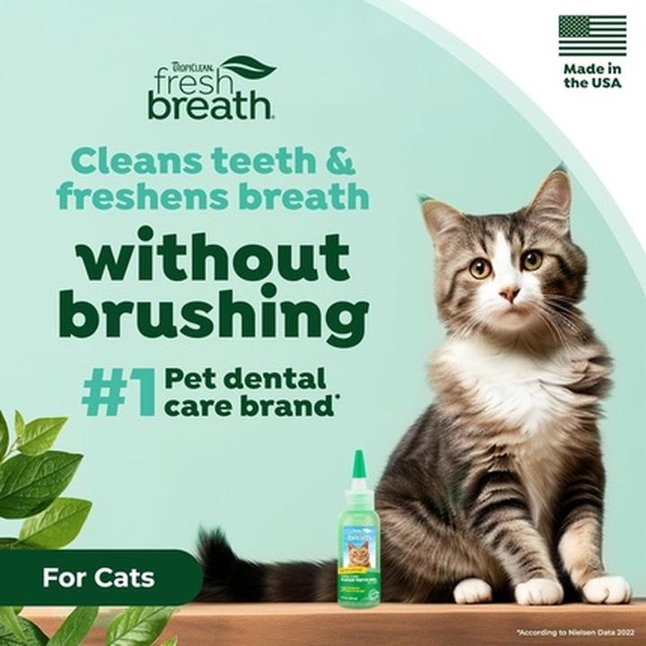 Image du produit Tropiclean Gel de soin buccal Clean Teeth pour chat (Chat)