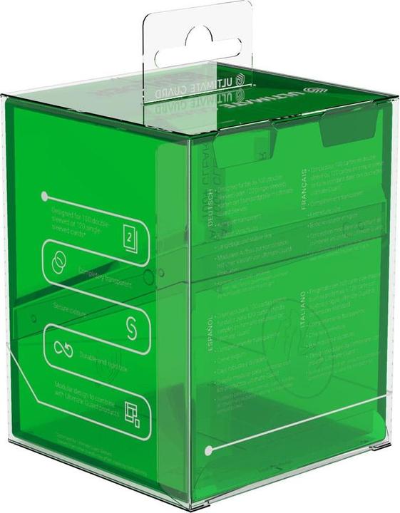 Produktbild Ultimate Guard Boulder 100+ Clear - Emerald
