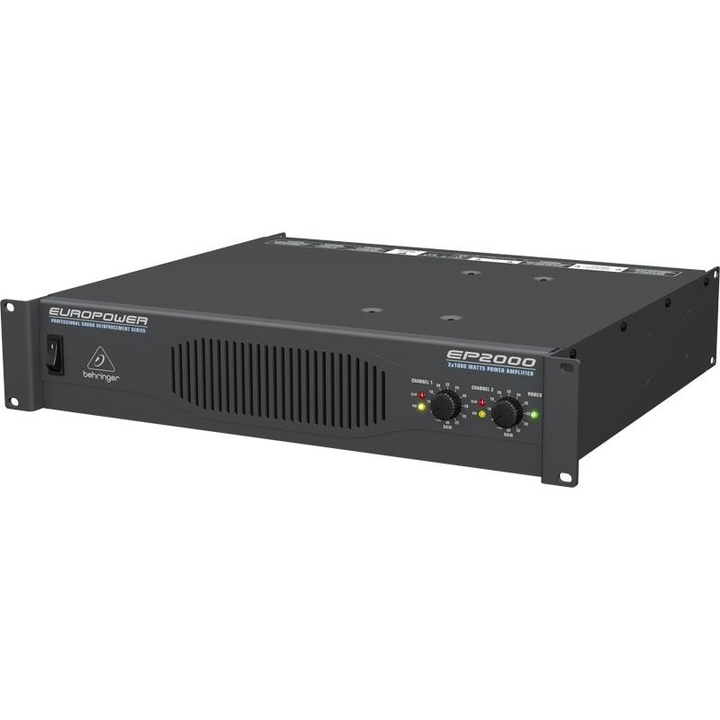 Behringer PA Verstärker EP2000 RMS Leist (Endstufe), Stereoverstärker, Schwarz