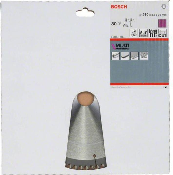 Immagine prodotto Bosch Professional Zubehör Lama circolare PRO Multi Material, 260 x 3,2 x 30 mm