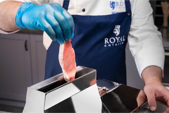 Produktbild Royal Catering Elektrischer Fleischklopfer Gastro Profi Fleischmürber 350 W 75 U/min Edelstahl