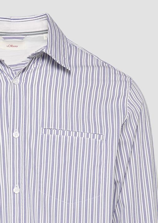 Image du produit S.Oliver Hemd Regular Fit: Gestreiftes Hemd aus Popelin (S)