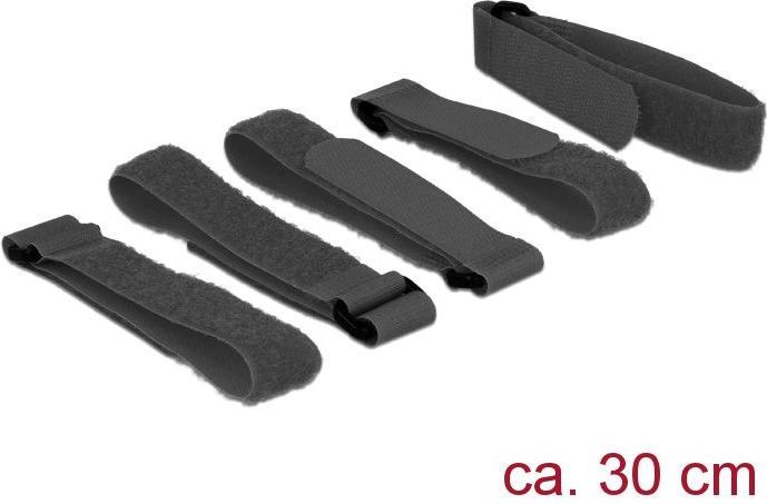 Produktbild Delock Klettverschluss (Klettkabelbinder, 300 mm, 5 Stk.)