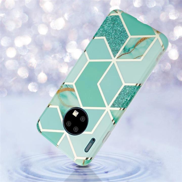 Image du produit Cadorabo Couverture IMD TPU Marbre coloré (Mate 30)