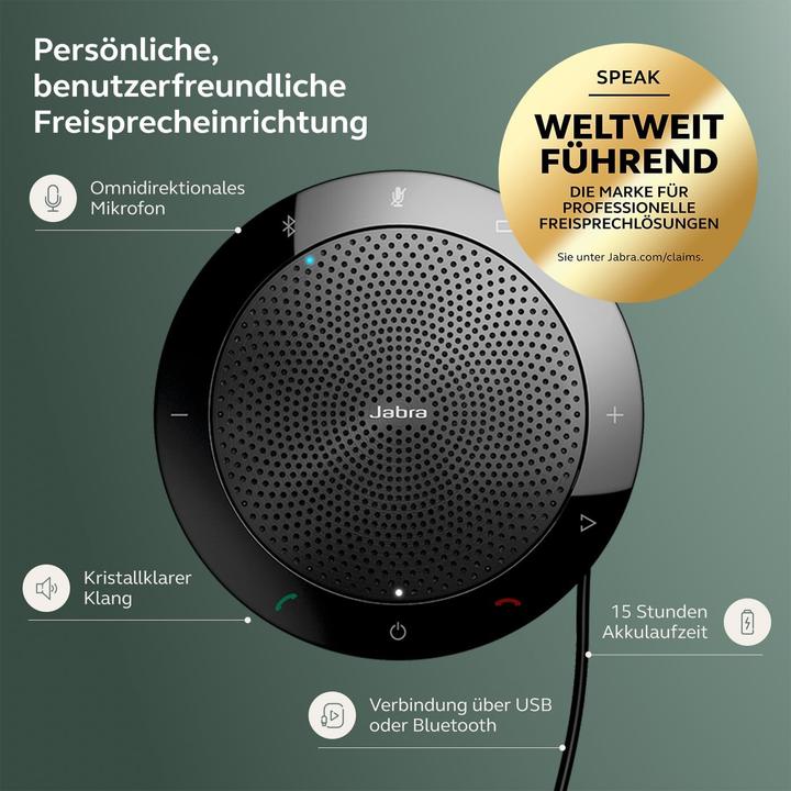 Produktbild Jabra Konferenzlautsprecher Speak 510 mit USB-Anschluss