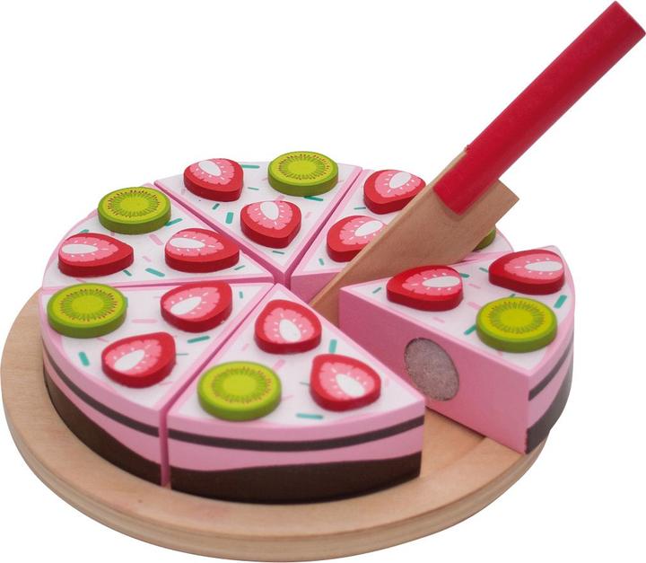 Tanner Aardbeientaart om te snijden